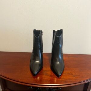 Express Sleek Black Ankle Booties